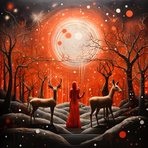 persone negoziano con un dio cervo magico luna 2