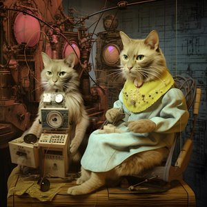 Due gatti antropomorfi, Kubrickian Synthetic