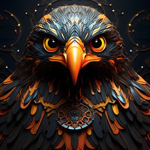 nodi celtici esagonali simmetrici elaborati da metallo liquido a fibre ottiche illuminate, circondati da gemme esagonali color ambra 1