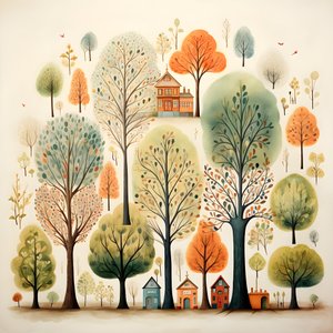 Illustrazione per bambini alberi 2