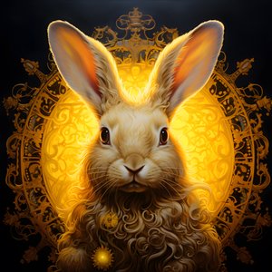 un coniglio giallo 4