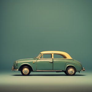 Una grande e una piccola auto 1