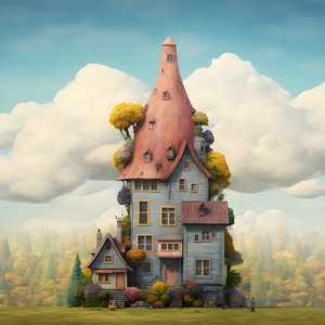 Una grande e una piccola casa 1