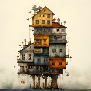 Una grande e una piccola casa 4