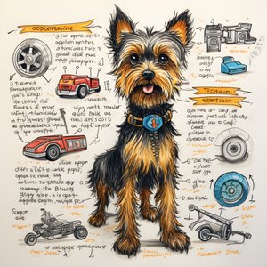 Una spiegazione per un cane meccanico Yorkie 2