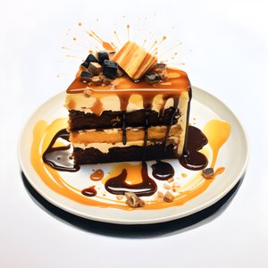 torta di cioccolato caramello rabarbaro 2