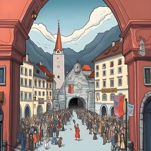 Austria, cartone animato 3