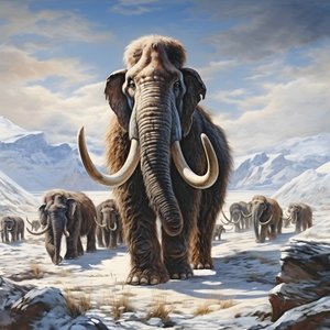 Mammut lanoso nella tundra 4