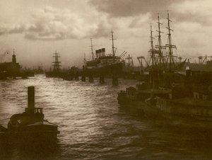 Im Hamburger Hafen da Kurt Hielscher