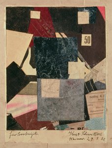Composizione, 1922 da Kurt Schwitters