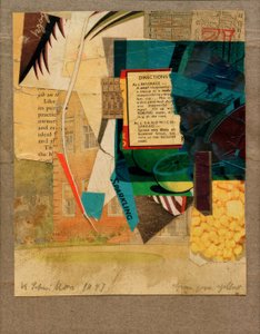 Verde su giallo da Kurt Schwitters