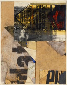 Merzbild, 1922 da Kurt Schwitters