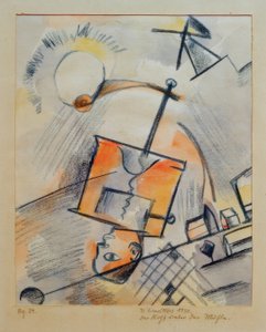 Senza titolo (La testa sotto il mulino) da Kurt Schwitters