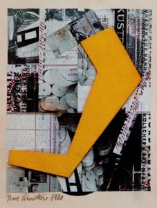 Senza titolo (Con forma gialla) da Kurt Schwitters