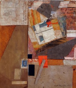 Senza titolo (Bandiera ufficiale Y.M.C.A. Grazie) da Kurt Schwitters
