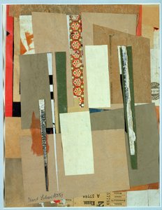 Ferrovia, 2ª classe, 1923 da Kurt Schwitters