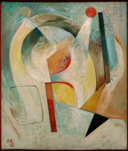 Cerchio rosso da Kurt Schwitters