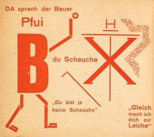Lo spaventapasseri. Fiaba Die Scheuche. Märchen da Kurt Schwitters