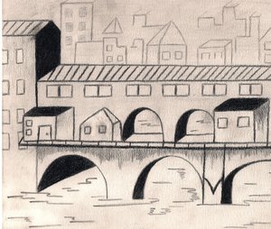 Italia, 2009 (matita a carboncino su carta)