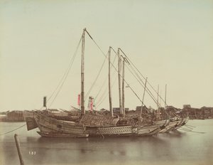 Giunchi giapponesi da Kusakabe Kimbei