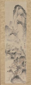 Paesaggio, XVIII secolo da Kushiro Unsen