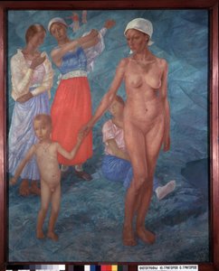 Mattina. Bagnanti da Kuzma Sergeevich Petrov Vodkin
