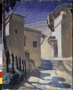 La casbah, Algeria da Kuzma Sergeevich Petrov Vodkin