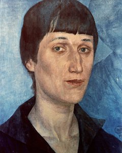 Ritratto di Anna Achmatova, poetessa russa da Kuzma Sergeevich Petrov Vodkin