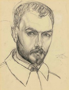 Autoritratto da Kuzma Sergeevich Petrov Vodkin