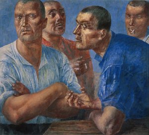 I lavoratori da Kuzma Sergeevich Petrov Vodkin