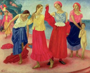 Giovani donne sul Volga, 1915