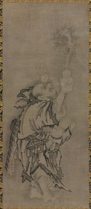 Hotei con immortali taoisti: Immortale con zucca e drago, c. 1575-1600 da Kyūseki Tomonobu