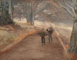 Sentiero vicino a Herlufsholm, Selandia da Laurits Andersen Ring