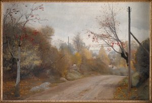 La strada a Mogenstrup, Zelanda. Autunno da Laurits Andersen Ring