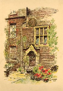 Staple Inn, Londra, 1924 da L. A. Hayes