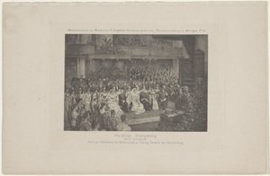 Benedizione del matrimonio della regina Guglielmina e del principe Enrico, 1901 da L. Angerer