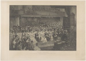 Solenne Benedizione del matrimonio della Regina Guglielmina dei Paesi Bassi e del duca Enrico di Meclemburgo a L