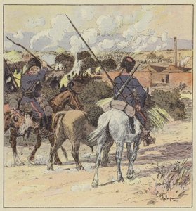 Bivacco dei cosacchi del generale Rennenkampf da L. Malespine