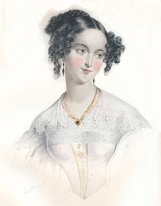 Maria Teresa, moglie del sedicesimo conte di Shrewsbury, 1834