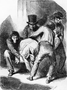 Illustrazione per La Duchessa di Langeais, romanzo di Honoré de Balzac dalla collezione intitolata Commedia Umana, incisione di Laisne da Laisne Laisne
