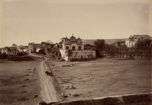 Moschea privata di Aurangzebe, Aurangabad da Lala Deen Dayal