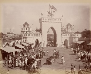 Porta della città, Hyderabad da Lala Deen Dayal