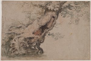 Albero cavo, dopo Roelant Savery da Lambert Doomer