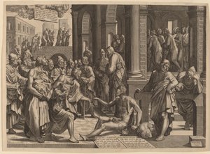 Gli apostoli Pietro e Giovanni guariscono il paralitico