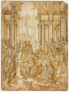 Adorazione dei Magi da Lambert van Noort