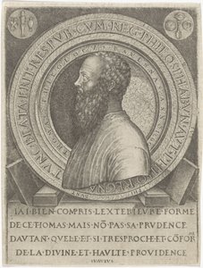 Ritratto del filologo Tommaso da Ravenna da Lambertus Suavius