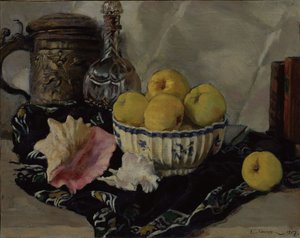Natura morta. Conchiglia e mele, 1917