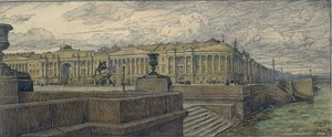 Piazza del Senato a San Pietroburgo, 1904