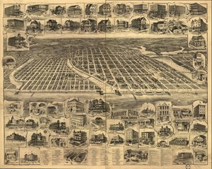 Asbury Park, Ocean Grove e dintorni, New Jersey 1897 da Landis And Hughes
