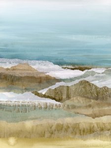 Strati astratti di montagna